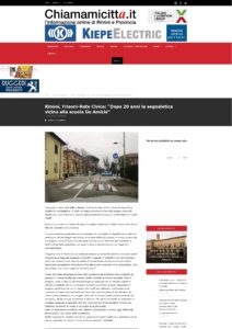 Scopri di più sull'articolo Rimini, Frisoni-Rete Civica: “Dopo 20 anni la segnaletica vicino alla scuola De Amicis”