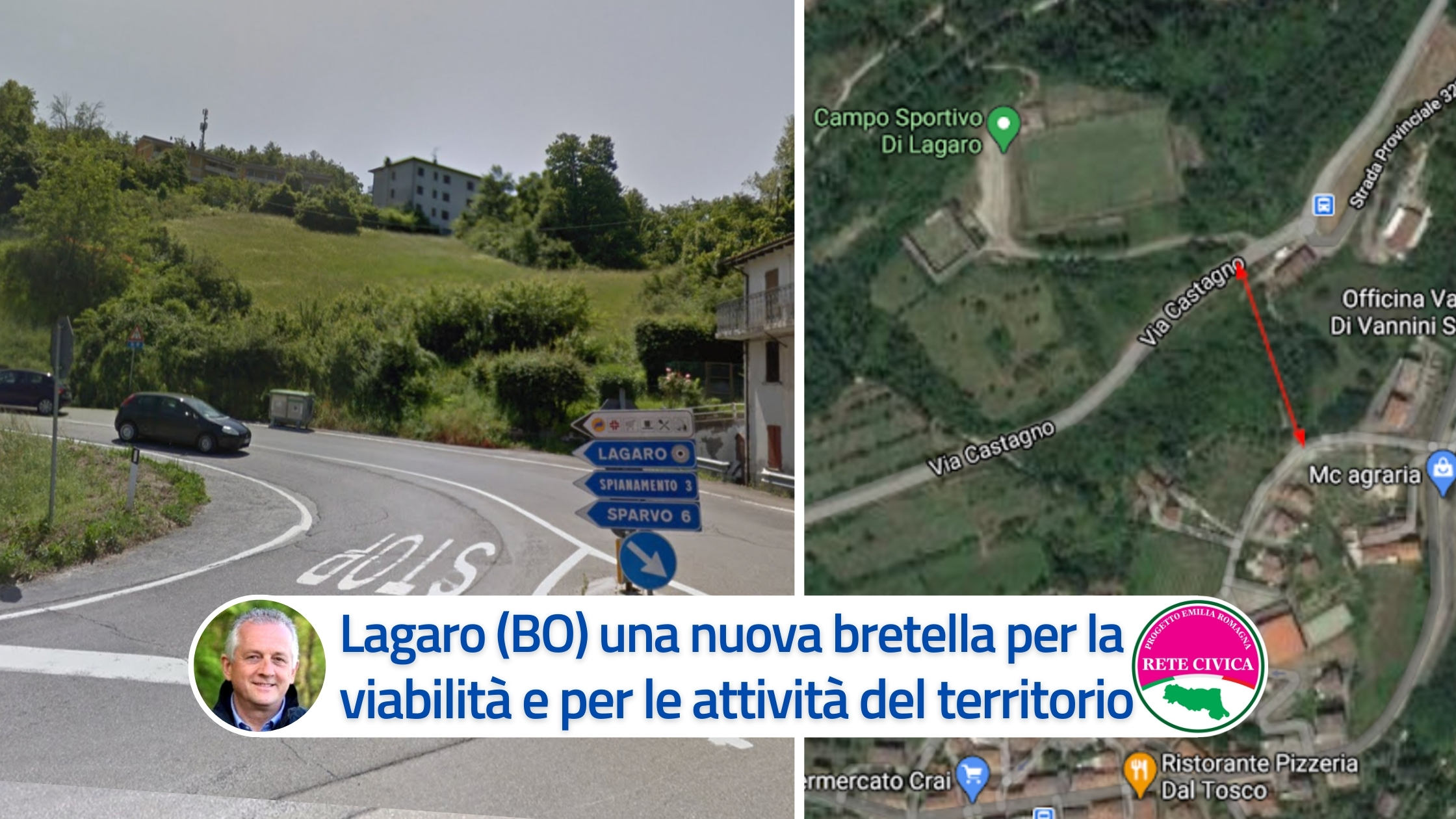 Al momento stai visualizzando Lagaro (BO): una nuova bretella per la rinascita