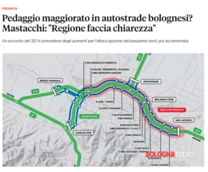 Scopri di più sull'articolo Pedaggio maggiorato in autostrade bolognesi? Mastacchi: “Regione faccia chiarezza”