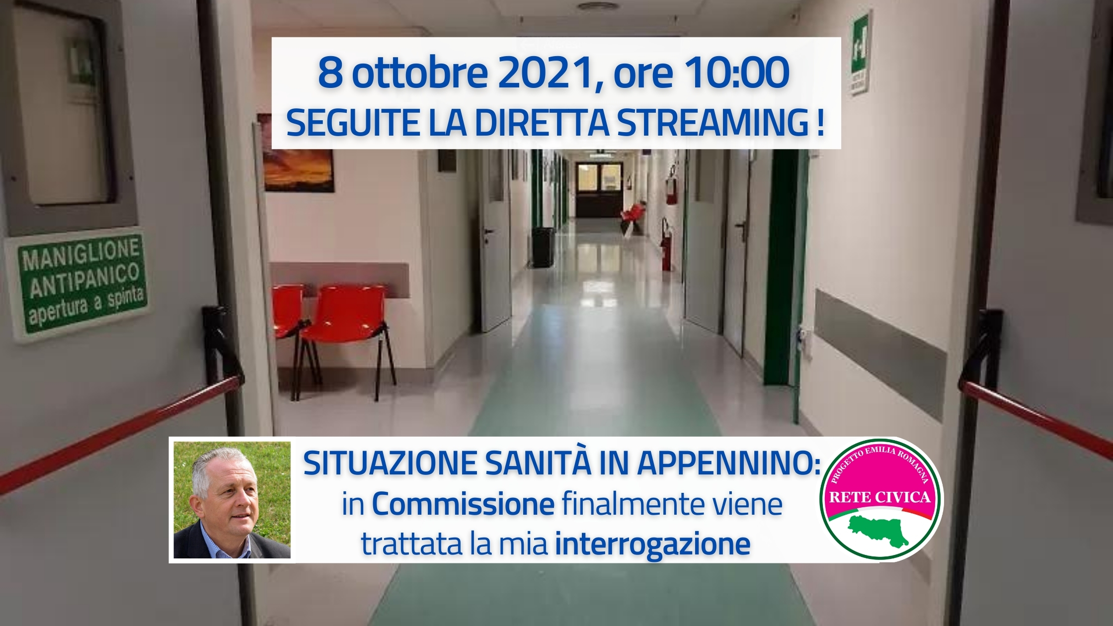 Al momento stai visualizzando SITUAZIONE SANITÀ IN APPENNINO: SEGUITE LA DIRETTA STREAMING della Commissione 8 ottobre 2021, ore 10:00