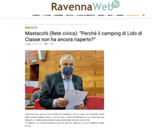 Scopri di più sull'articolo Mastacchi (Rete civica): “Perché il camping di Lido di Classe non ha ancora riaperto?”