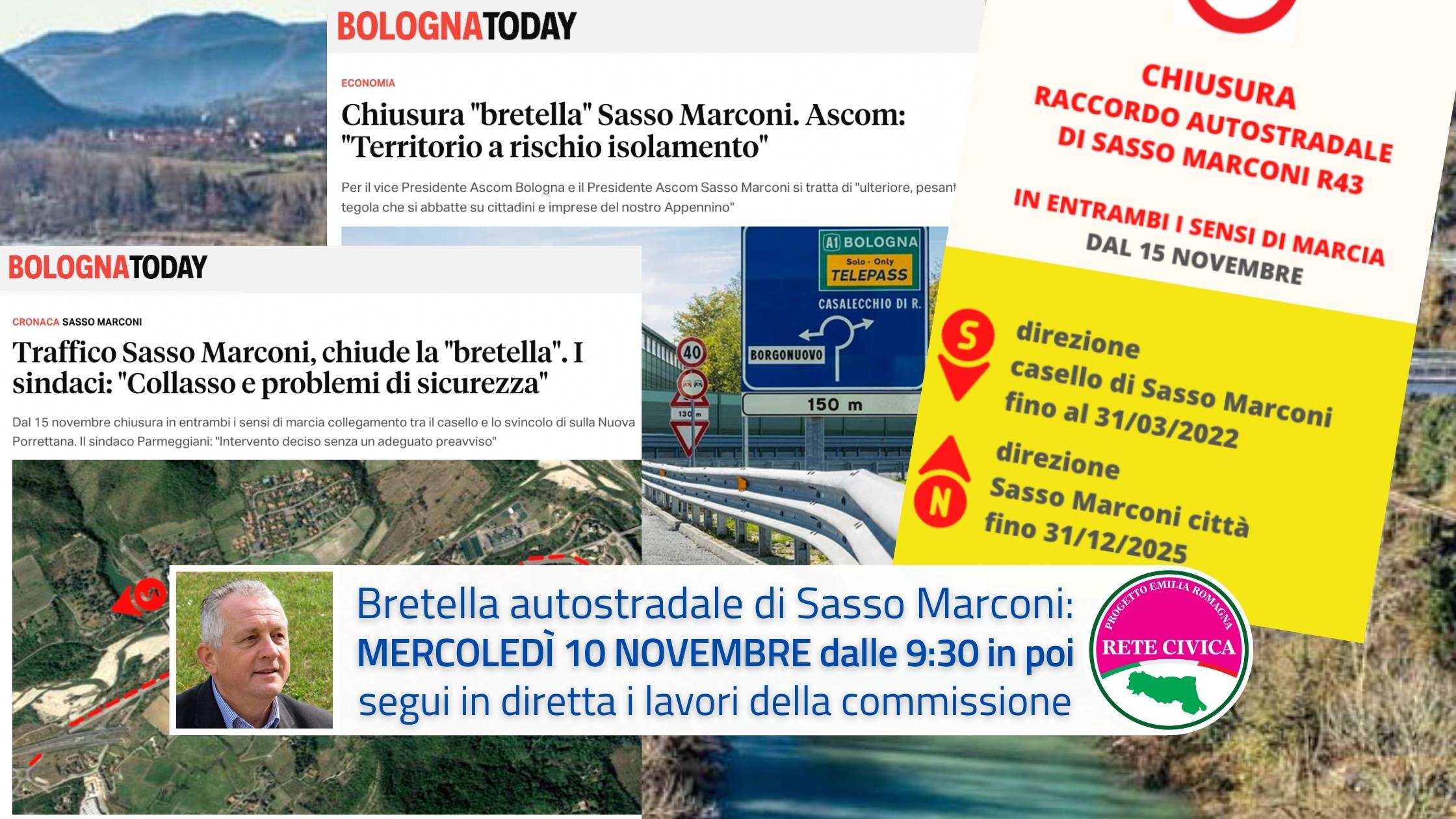 Scopri di più sull'articolo Bretella di Sasso Marconi: quale preavviso?
