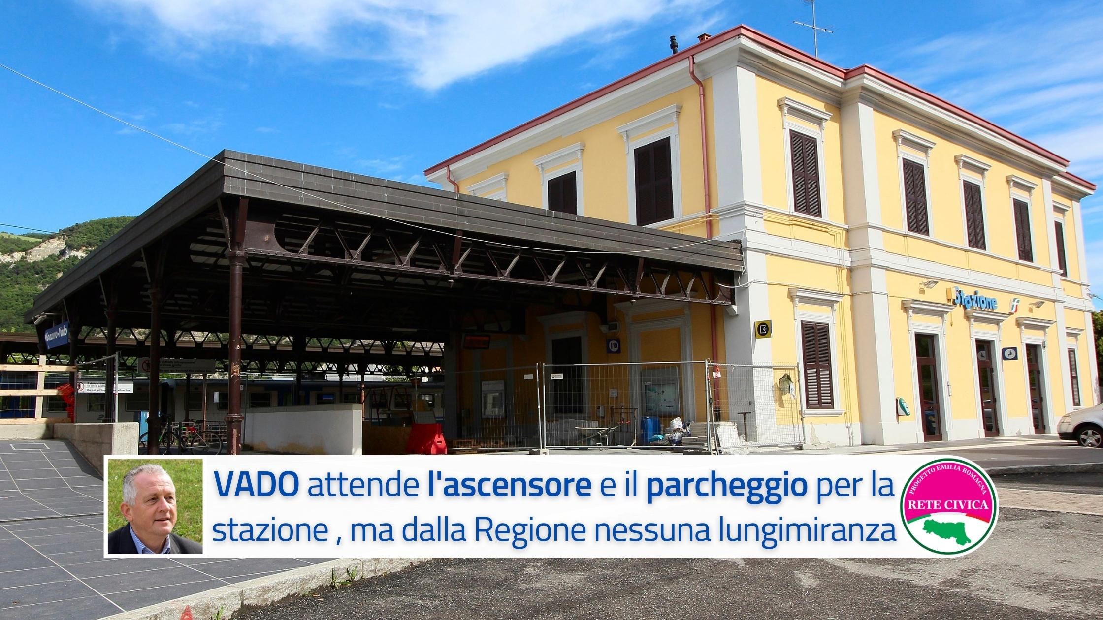 Al momento stai visualizzando VADO (BO) attende l’ascensore e il parcheggio per la stazione