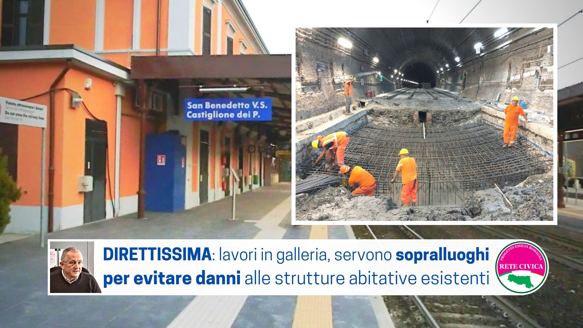 Al momento stai visualizzando ALLARGAMENTO DELLE GALLERIE DELLA DIRETTISSIMA: Sopralluoghi per evitare danni alle strutture abitative esistenti