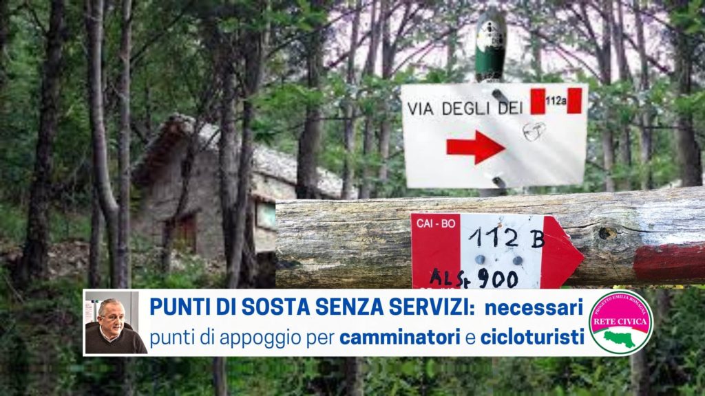 PUNTI DI SOSTA NON ATTREZZATI necessari per camminatori e cicloturisti – progetto di Legge Regionale