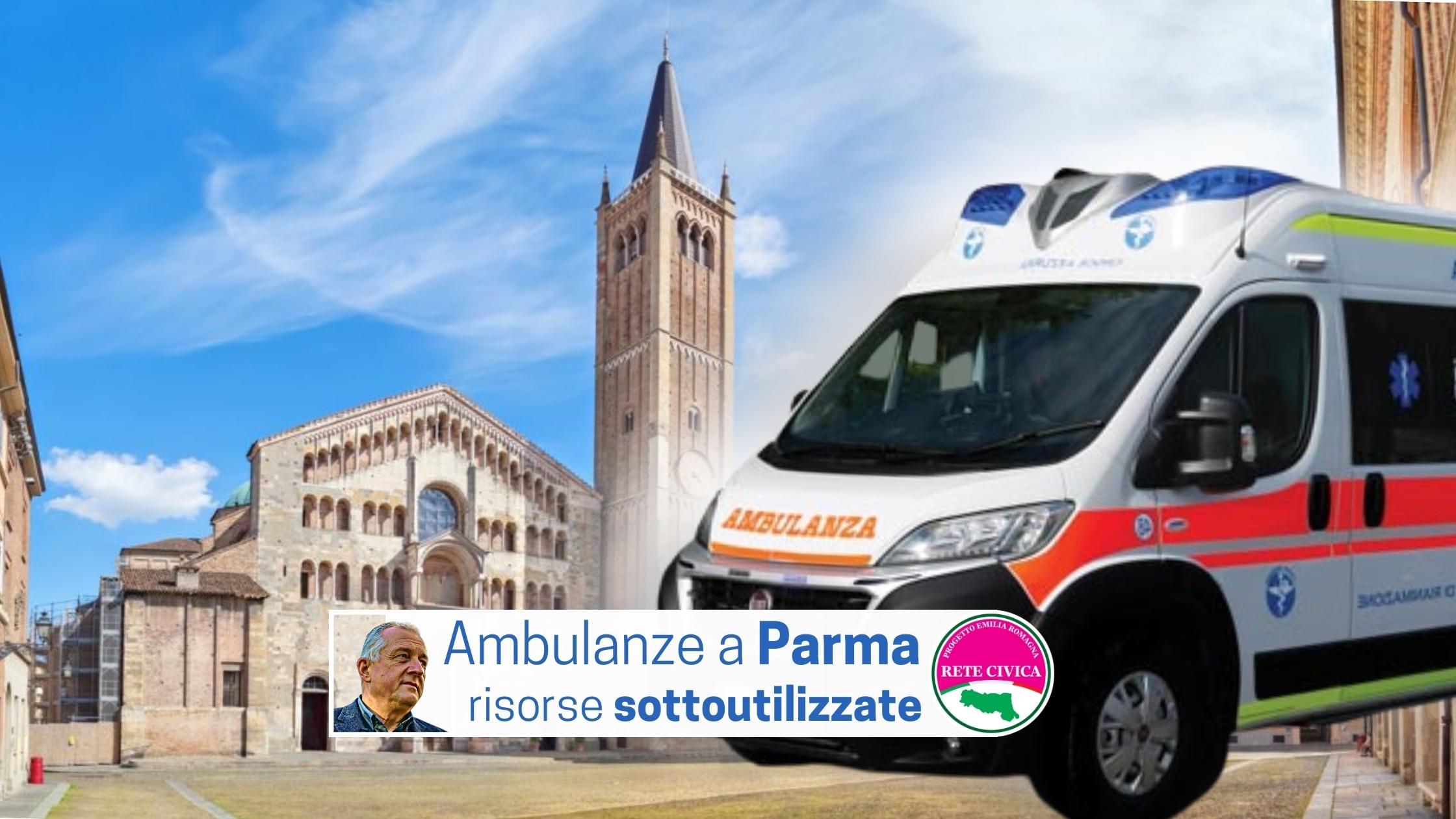 Al momento stai visualizzando Ambulanze a Parma: risorse sottoutilizzate