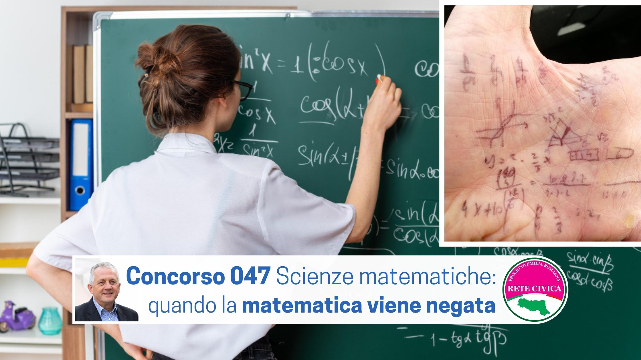 Al momento stai visualizzando Concorso 047 Scienze matematiche: quando la matematica viene negata