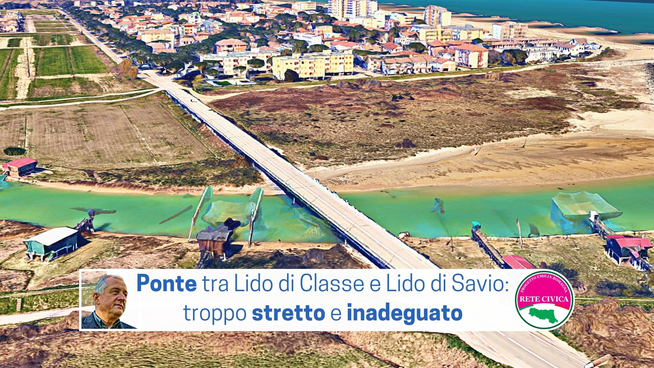 Al momento stai visualizzando PONTE TRA LIDO DI CLASSE E LIDO DI SAVIO: troppo stretto e inadeguato