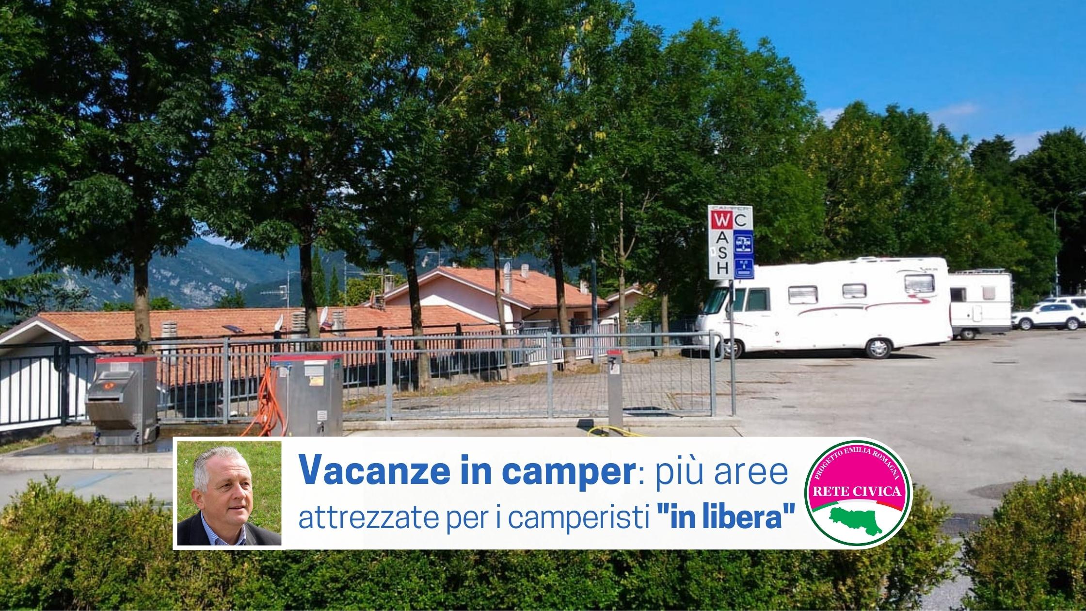 Al momento stai visualizzando VACANZE IN CAMPER: più aree attrezzate per i camperisti “in libera”