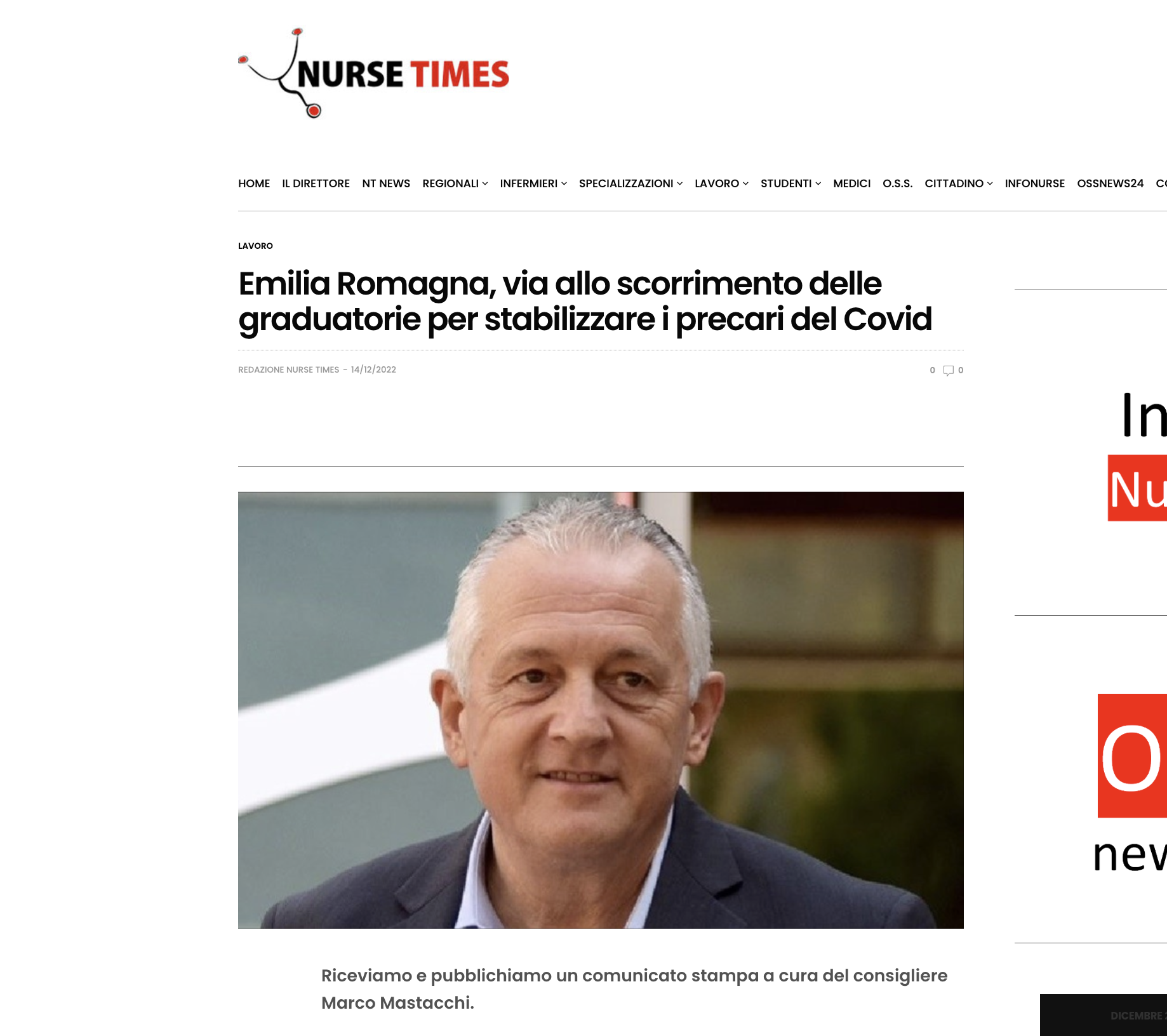 Al momento stai visualizzando Emilia Romagna, via allo scorrimento delle graduatorie per stabilizzare i precari del Covid