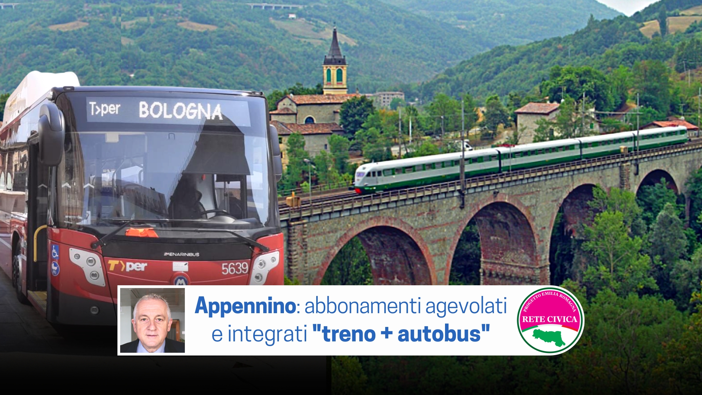 Al momento stai visualizzando APPENNINO: abbonamenti agevolati e integrati treno+bus