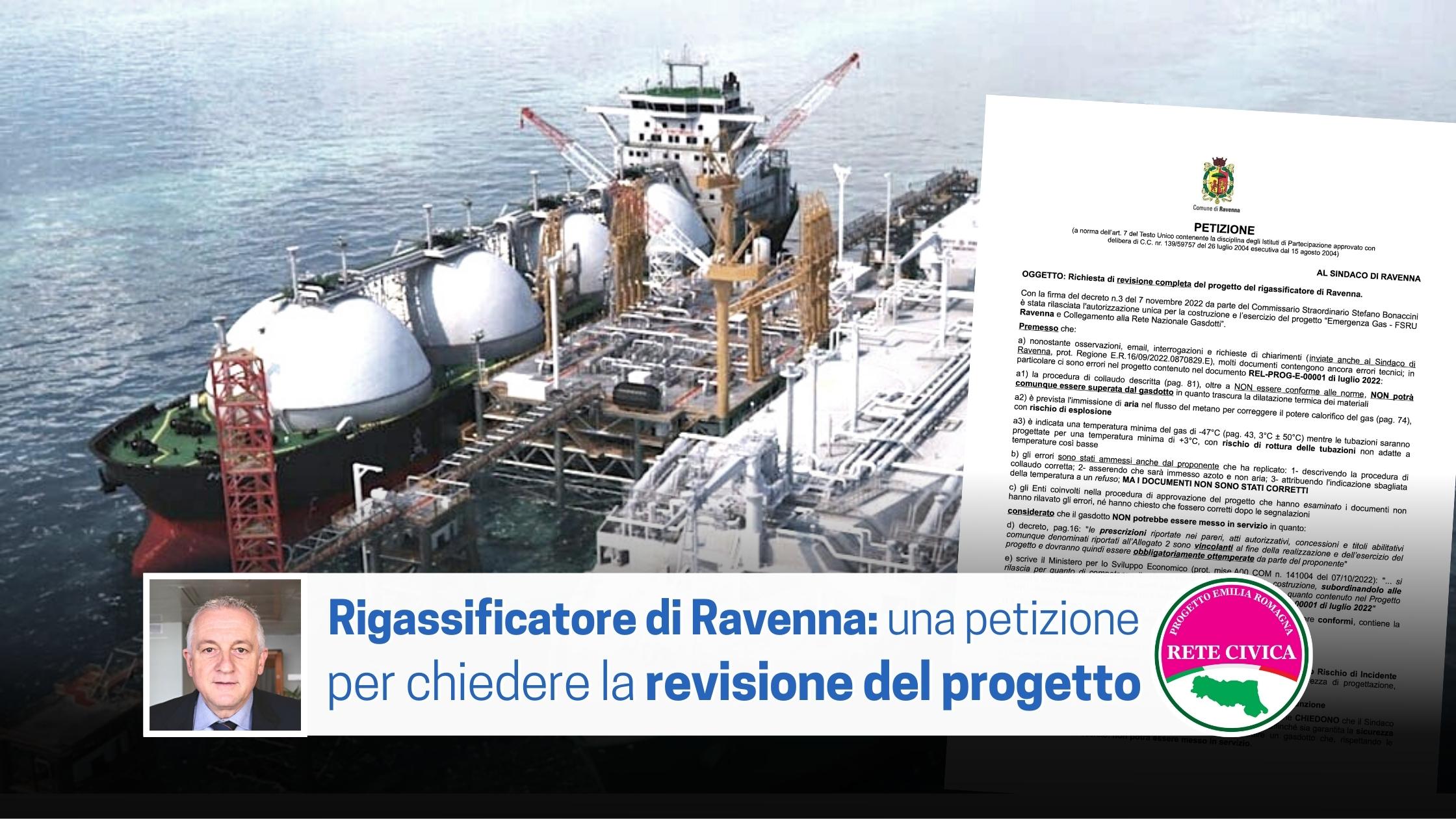 Al momento stai visualizzando Rigassificatore di Ravenna: una petizione per chiedere la revisione del progetto