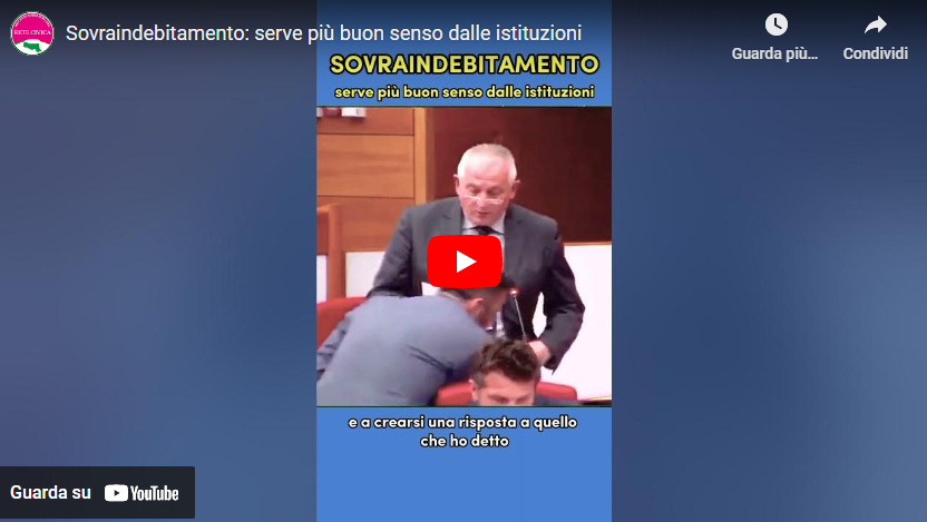 Al momento stai visualizzando SOVRAINDEBITAMENTO: serve più buon senso dalle istituzioni