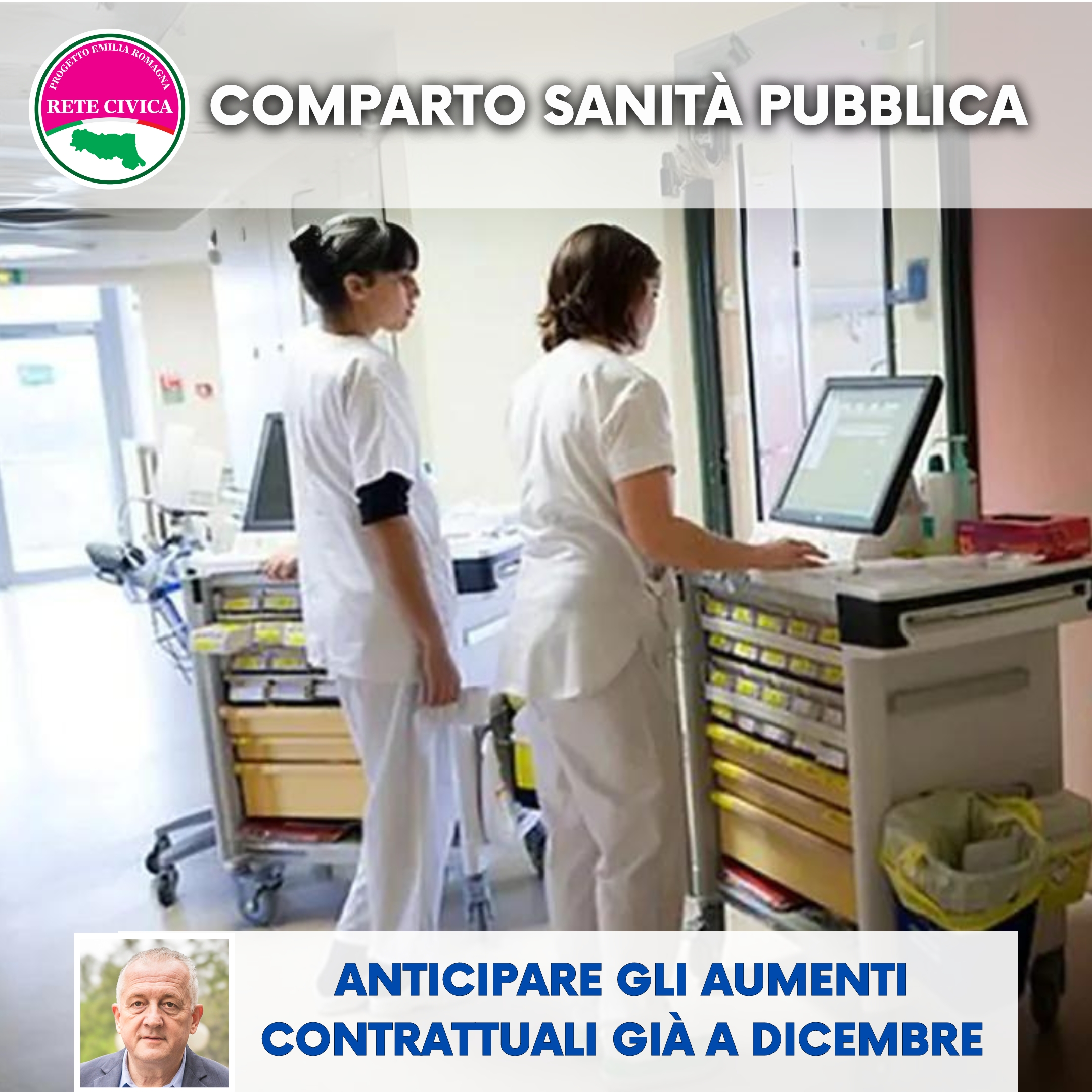 Al momento stai visualizzando Comparto Sanità pubblica: anticipare gli aumenti contrattuali già a dicembre
