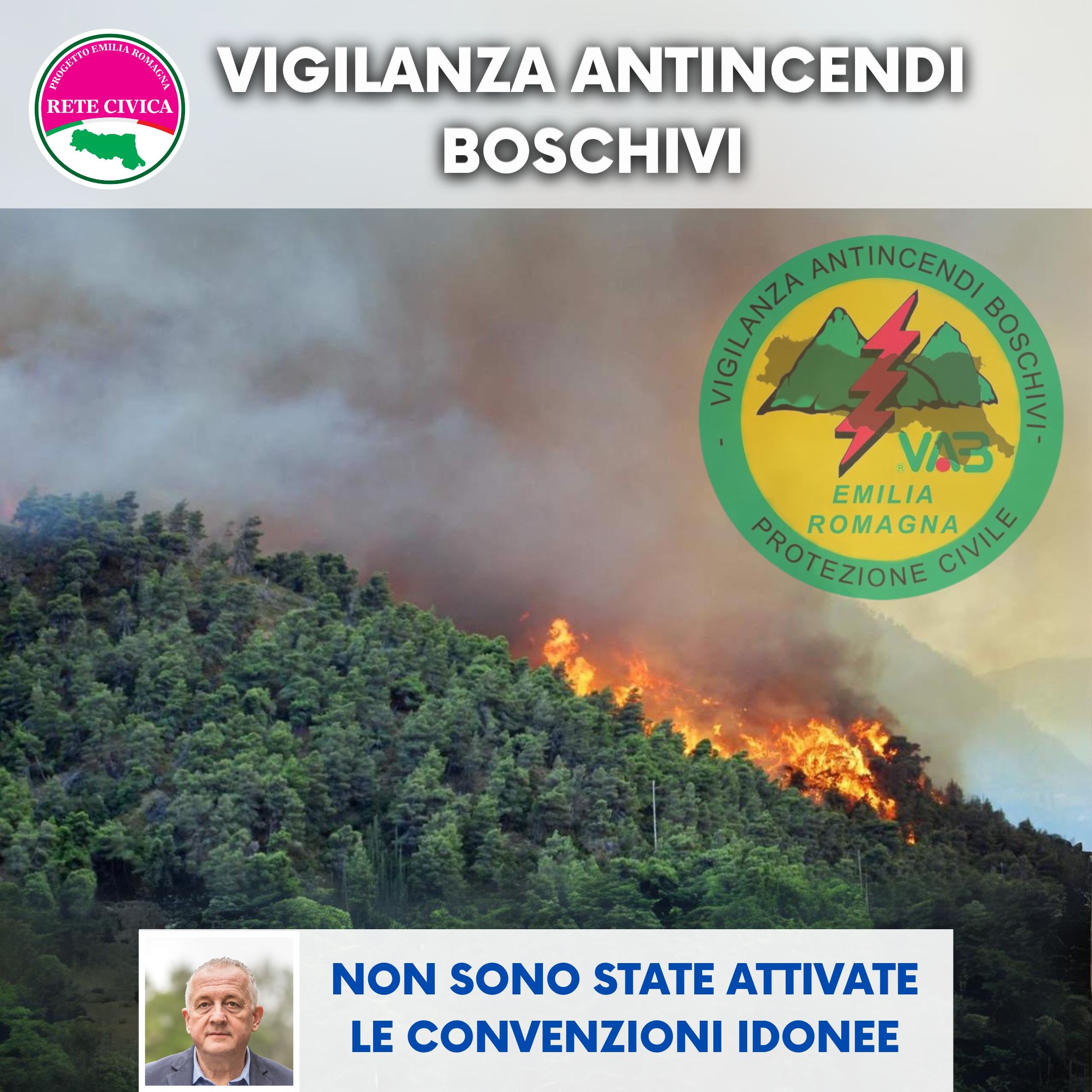 Al momento stai visualizzando Vigilanza antincendi boschivi: non sono state attivate le convenzioni idonee
