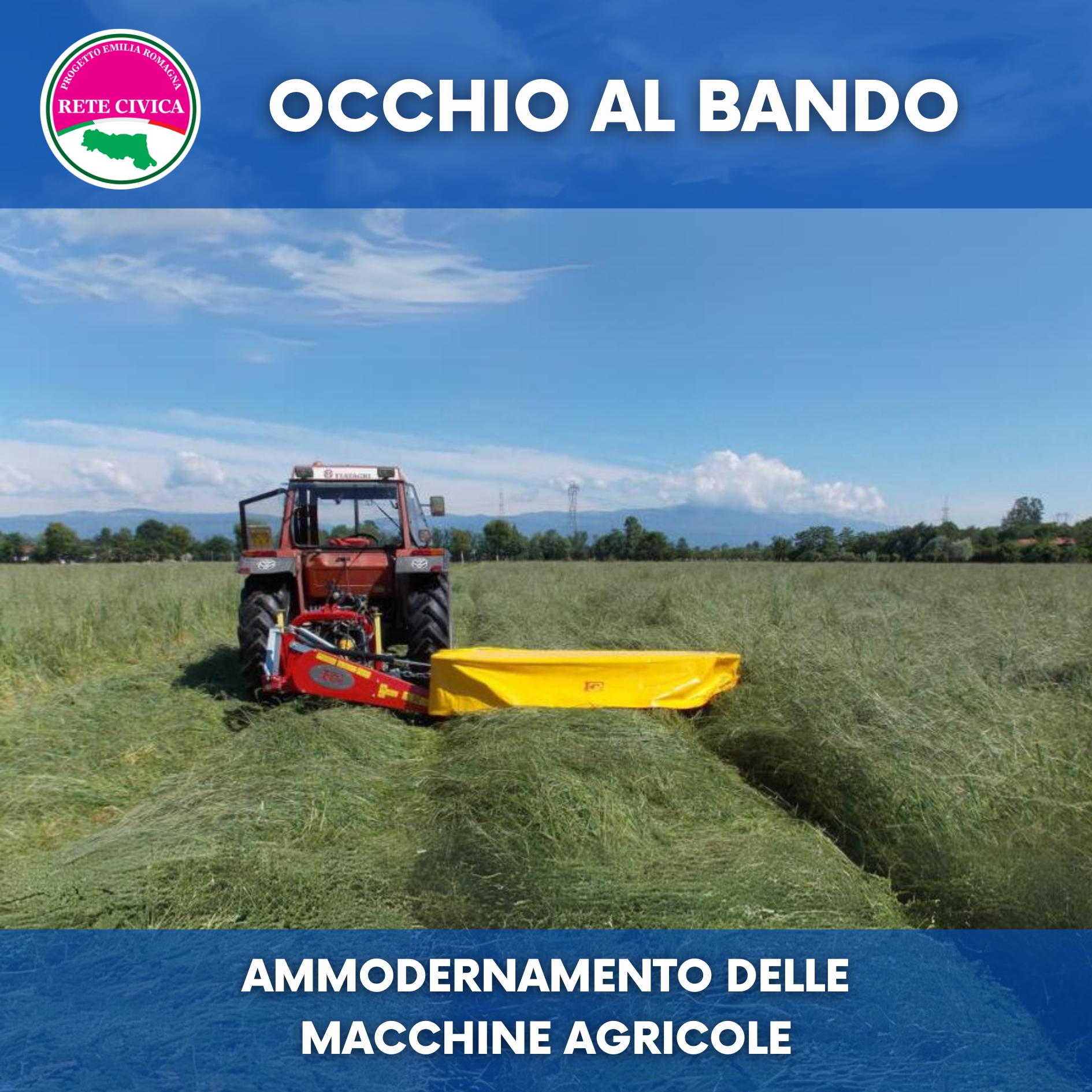 Al momento stai visualizzando Occhio al Bando: ammodernamento delle macchine agricole