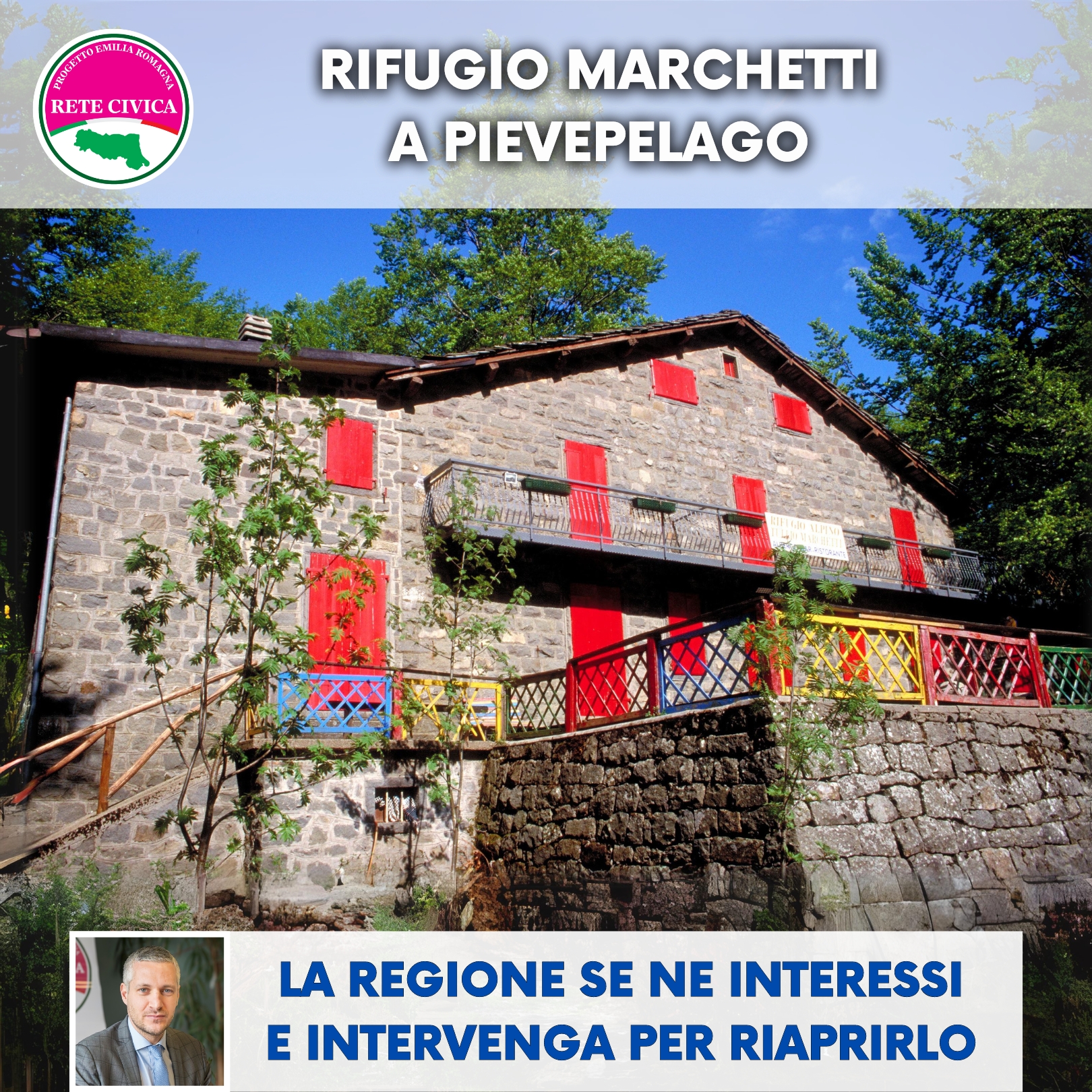 Scopri di più sull'articolo Rifugio Marchetti a Pievepelago: la Regione se ne interessi e aiuti a risolvere le controversie legali per riaprirlo