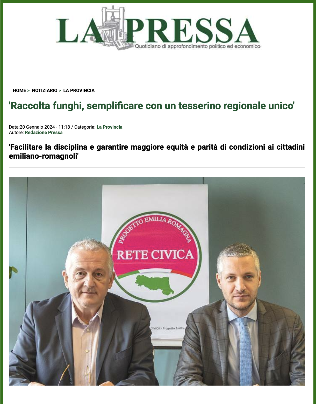 Scopri di più sull'articolo Raccolta funghi, semplificare con un tesserino regionale unico