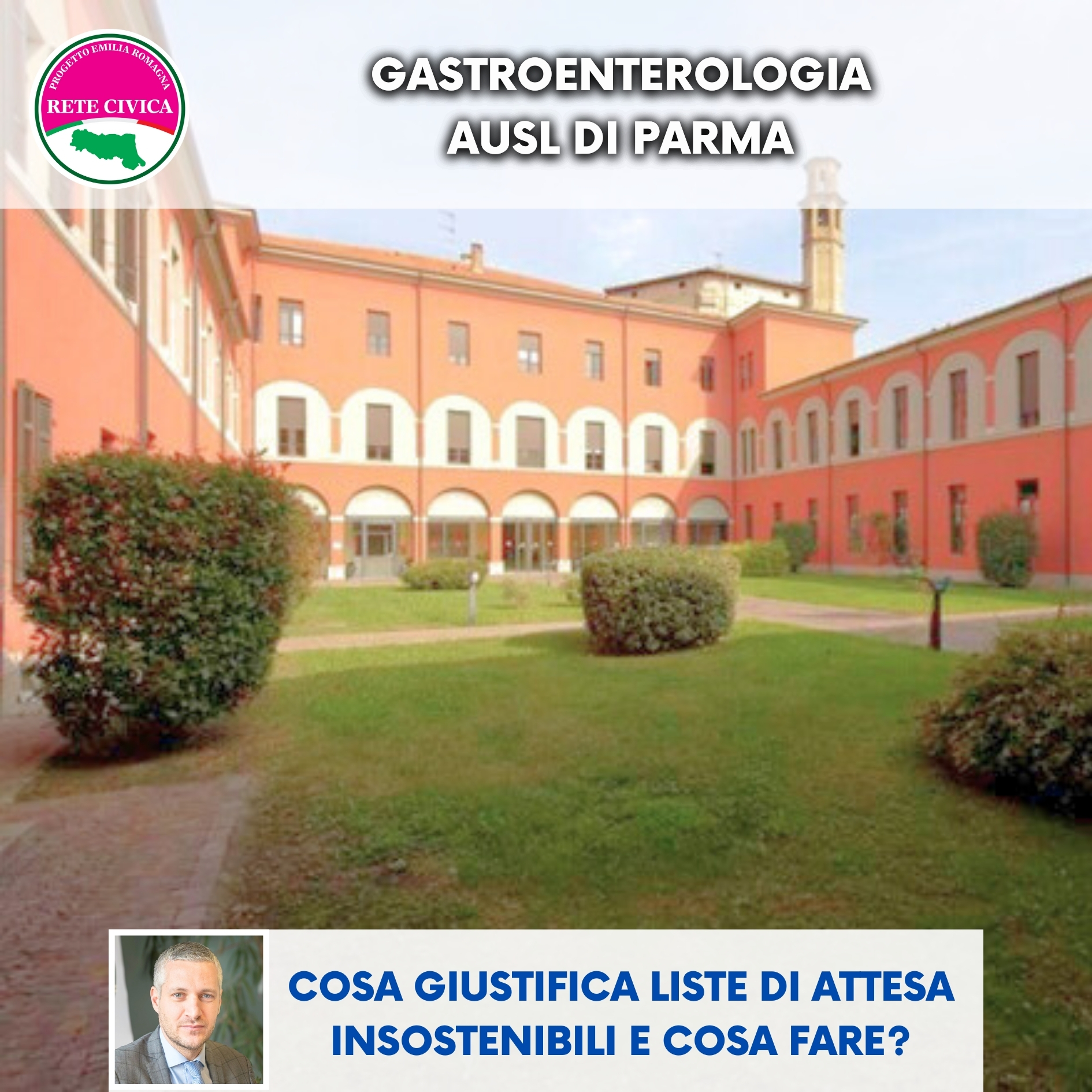 Scopri di più sull'articolo GASTROENTEROLOGIA AUSL di PARMA: cosa giustifica liste di attesa insostenibili e cosa fare? 