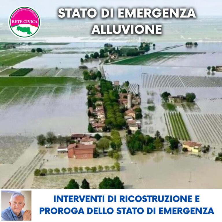 STATO DI EMERGENZA ALLUVIONE: interventi di ricostruzione e proroga ...