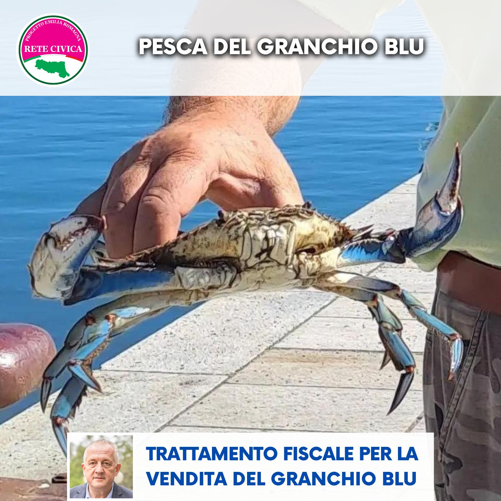 Scopri di più sull'articolo PESCA DEL GRANCHIO BLU: Trattamento fiscale per la vendita del granchio blu