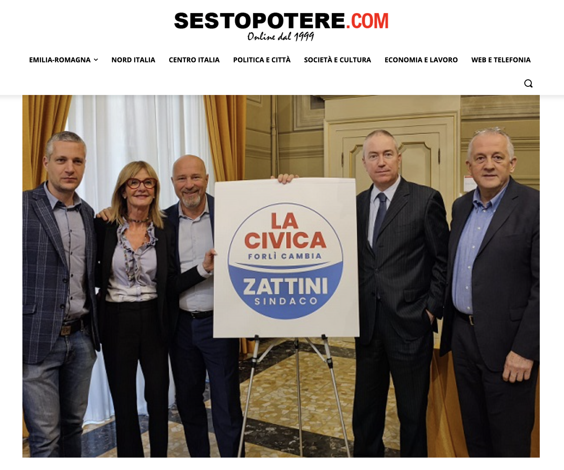 Scopri di più sull'articolo Elezione, confermata l’adesione al progetto La Civica di Forlì da parte di Rete Civica Regionale