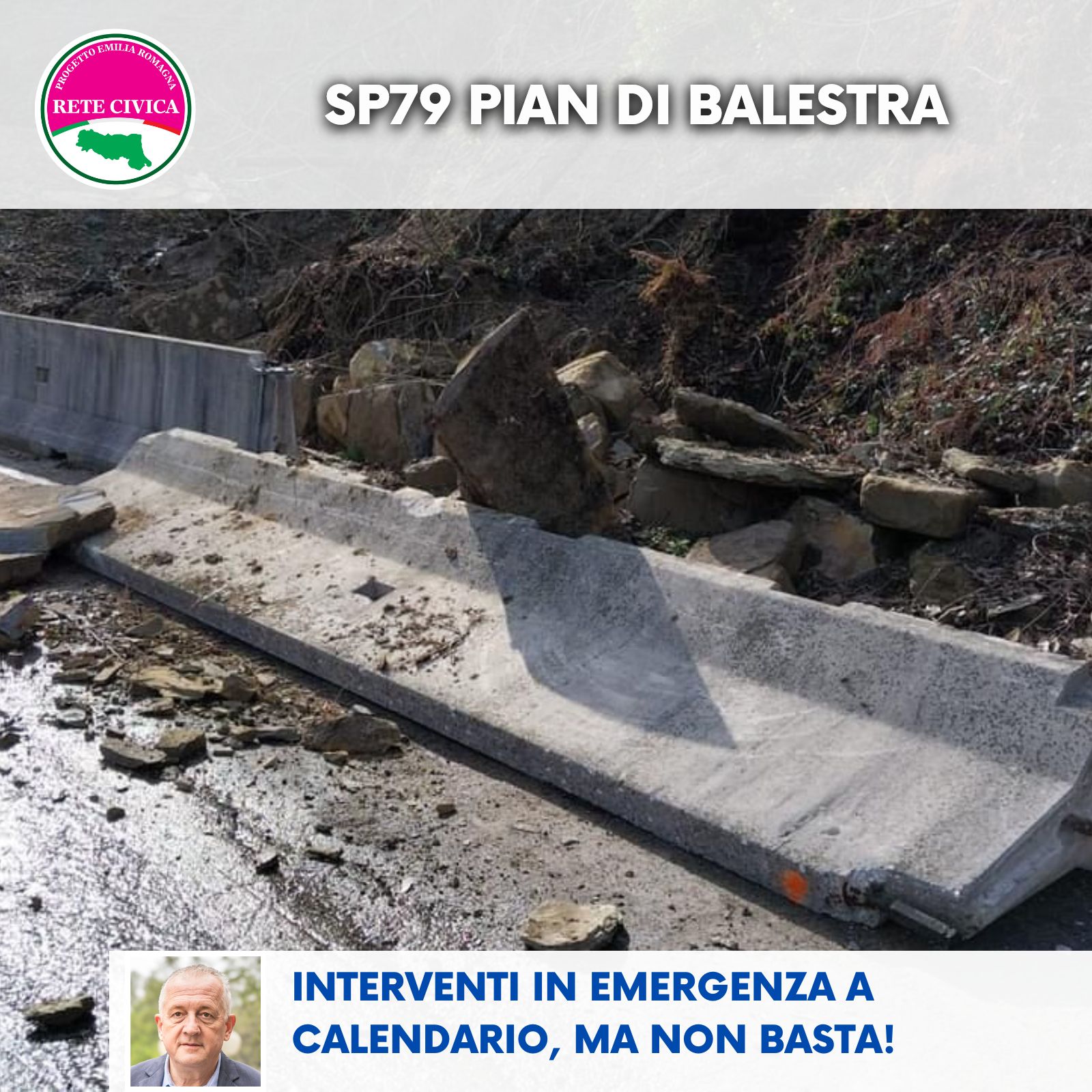 Al momento stai visualizzando SP79 PIAN DI BALESTRA E MANUTENZIONE VIABILITA’ IN APPENNINO – Interventi in emergenza a calendario, ma non basta!