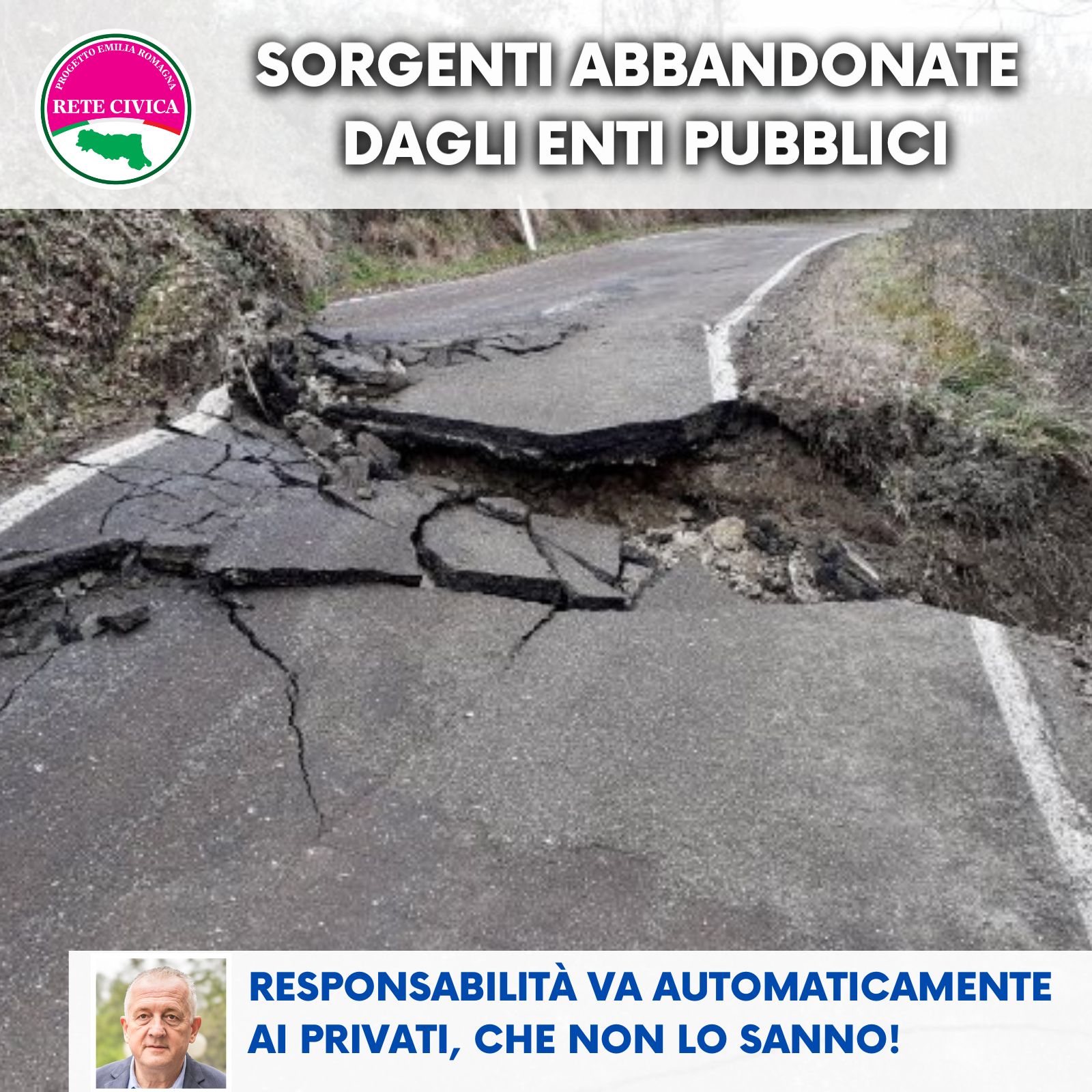 Al momento stai visualizzando SORGENTI ABBANDONATE DAGLI ENTI PUBBLICI – La responsabilità si trasferisce automaticamente ai privati, che non lo sanno!