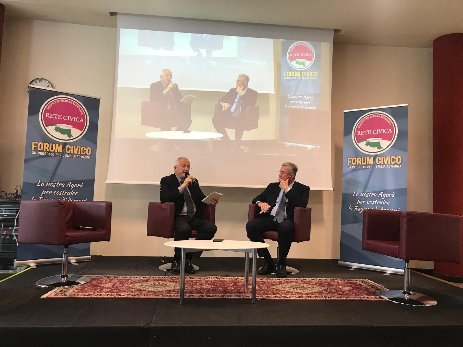 Al momento stai visualizzando La giornata del Forum Civico: sala piena a Ravenna per costruire la Regione di domani