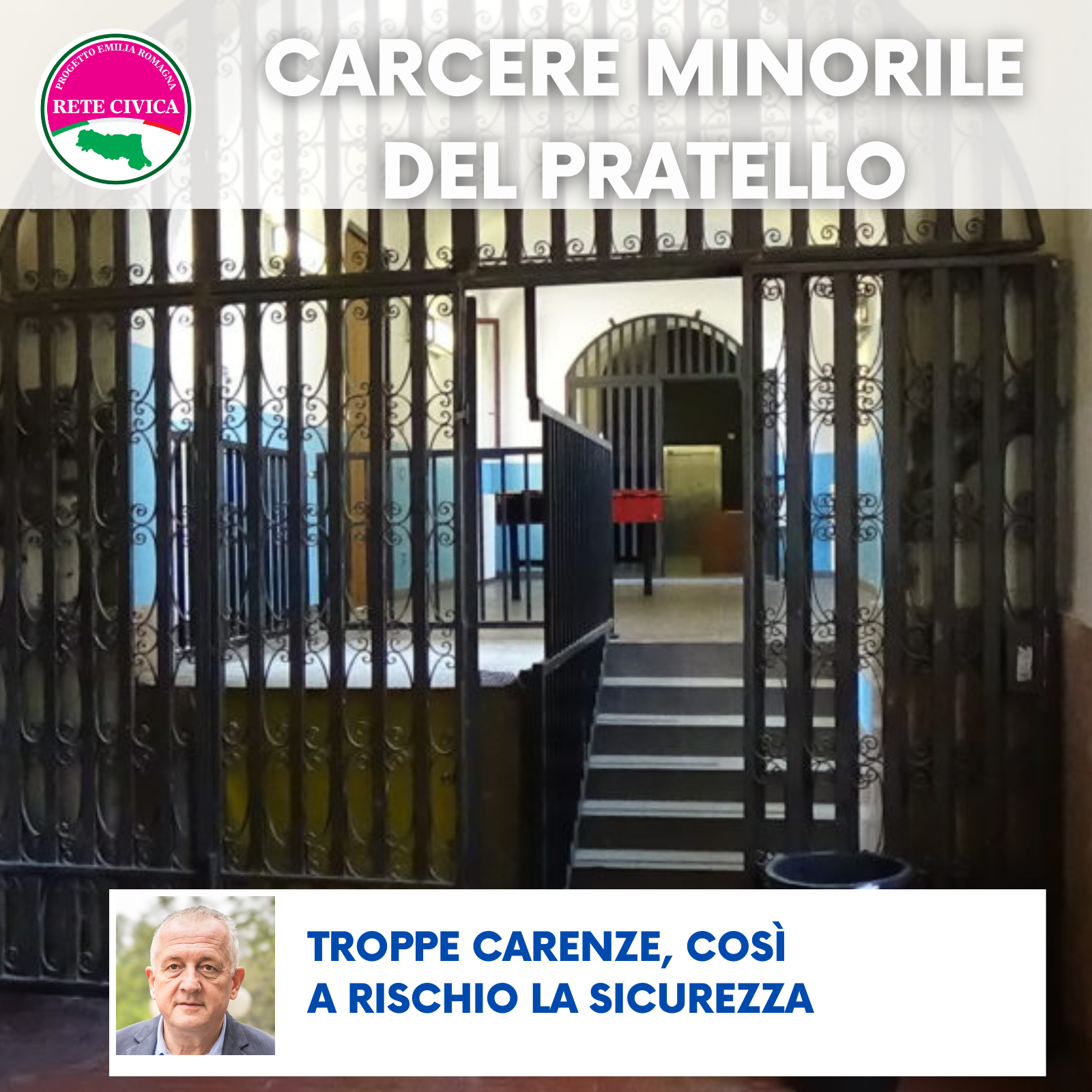 Al momento stai visualizzando CARCERE MINORILE DEL PRATELLO – Preoccupazioni sulla sicurezza…
