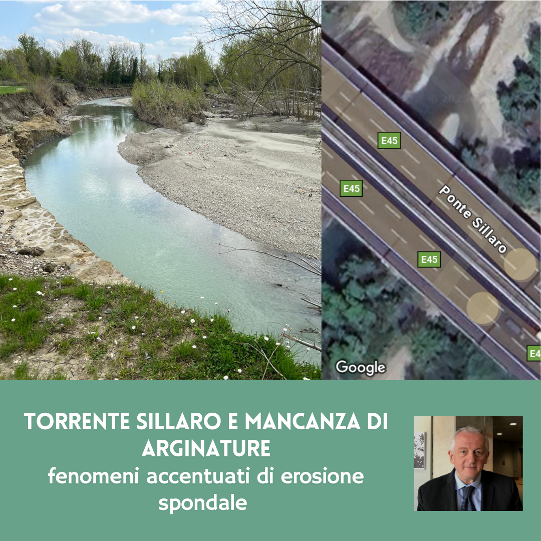 Al momento stai visualizzando TORRENTE SILLARO E MANCANZA DI ARGINATURE – Il podere La Bassa e fenomeni accentuati di erosione spondale