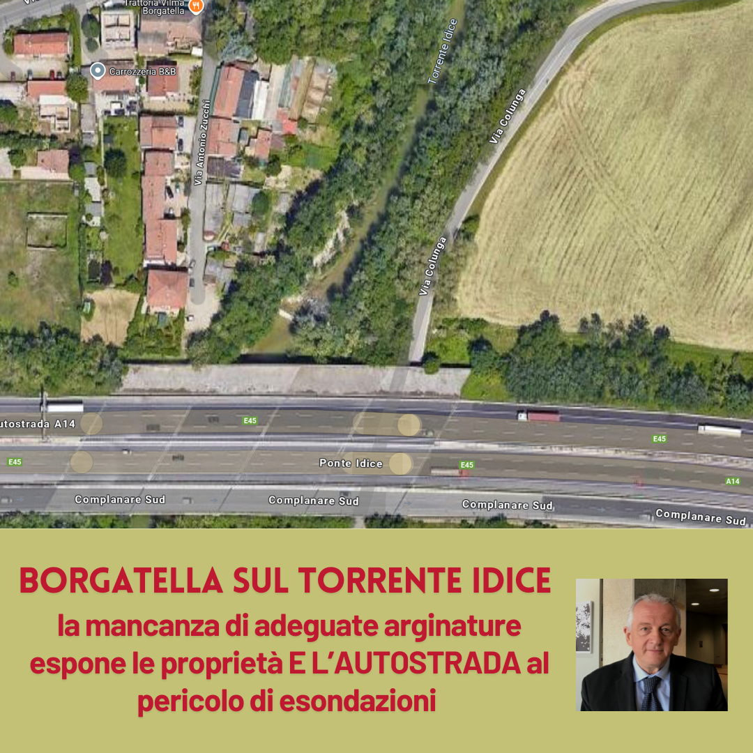 Al momento stai visualizzando LOCALITA’ BORGATELLA SUL TORRENTE IDICE – Le attuali valutazioni di rischio idrogeologico superate dalla situazione climatica