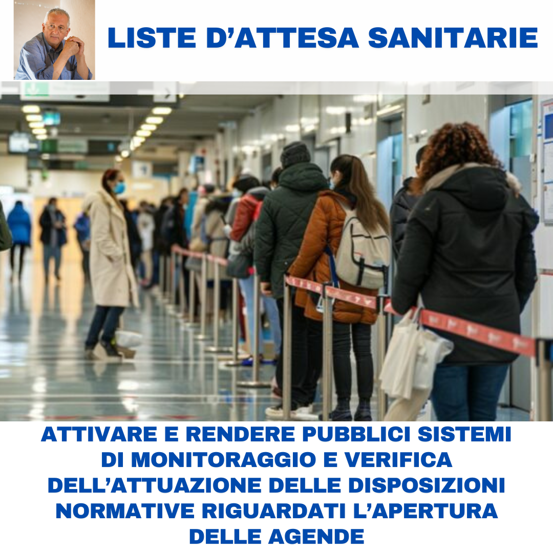 Al momento stai visualizzando LISTE D’ATTESA SANITARIE – Risolvere la disconnessione tra la normativa vigente e la sua applicazione pratica