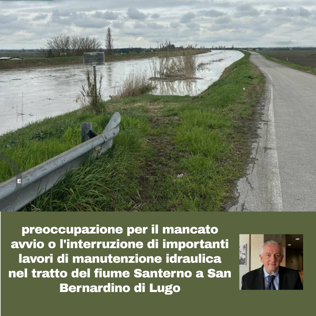 Al momento stai visualizzando DISSESTO IDROGEOLOGICO A SAN BERNARDINO A LUGO – La mancanza di trasparenza preoccupa i cittadini