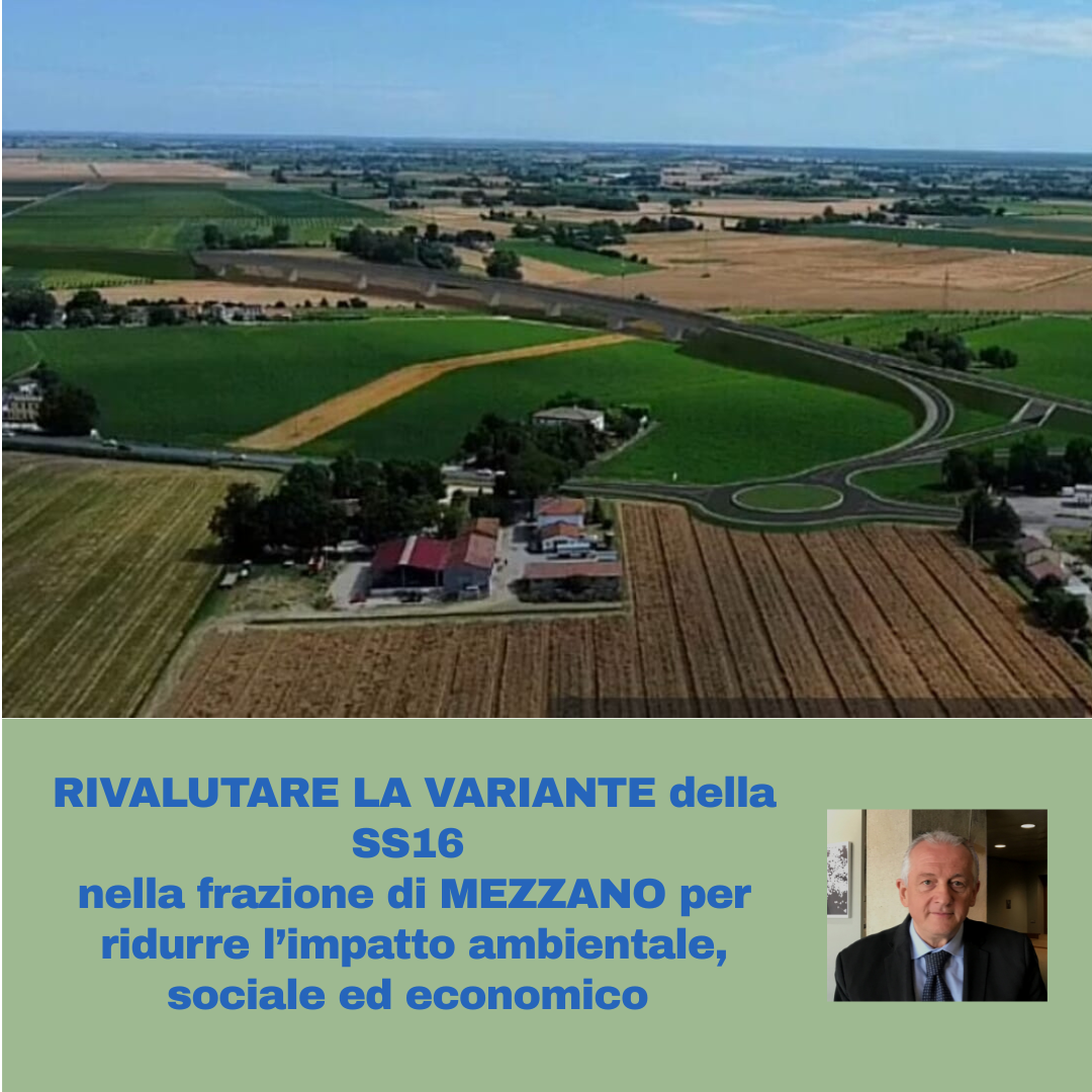 Al momento stai visualizzando VARIANTE ALLA SS 16 A MEZZANO (RA) – Ridurre l’impatto ambientale, sociale ed economico